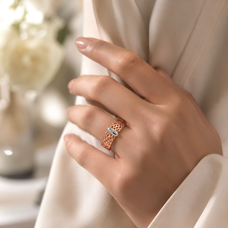 Anello Oro Rosa