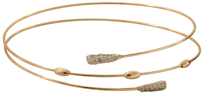Bracciale Oro Estremi Diamante e Gocce