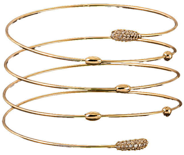Bracciale Oro Estremi in Diamante e Intrecci con Gocce