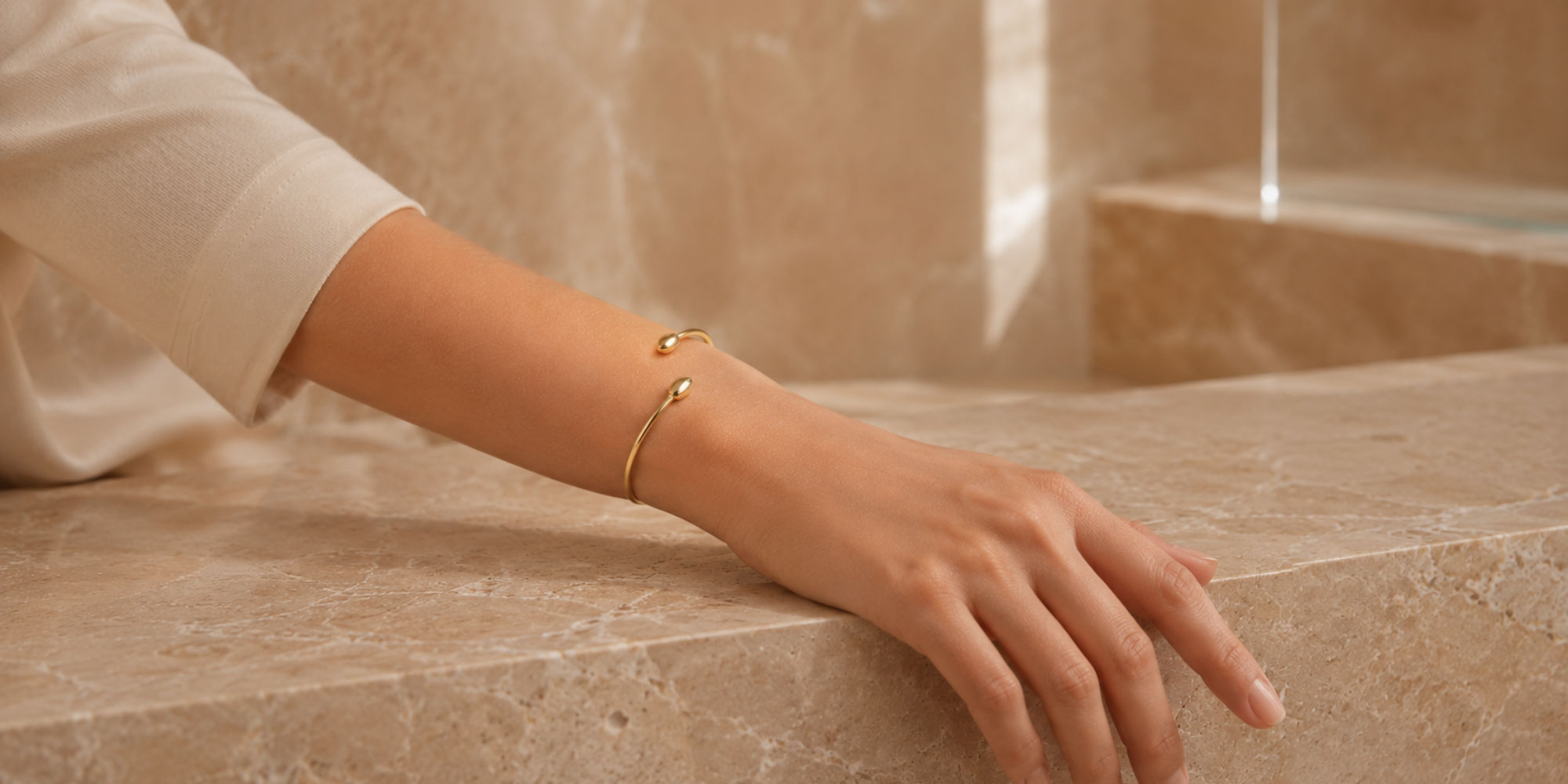 Bracciale Oro Estremi Gocce Oro