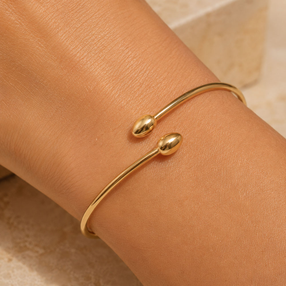 Bracciale Oro Estremi Gocce Oro