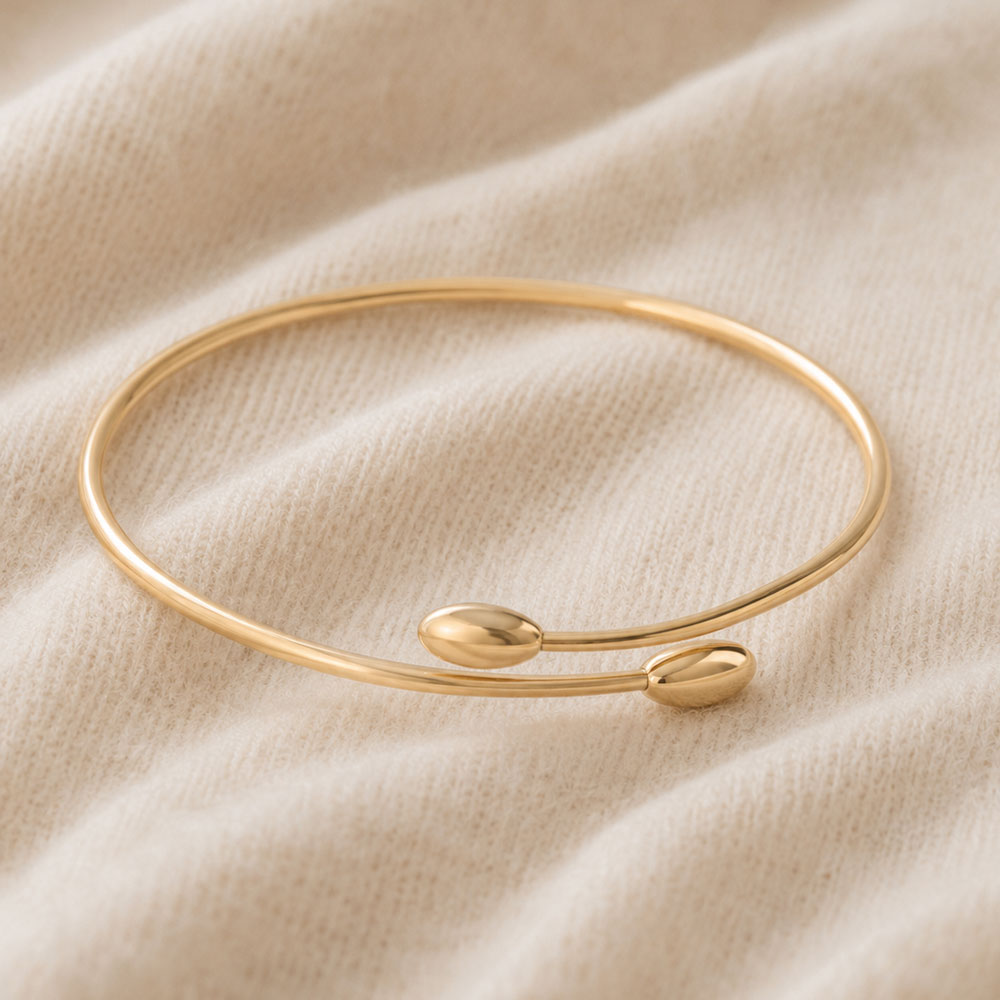 Bracciale Oro Estremi Gocce Oro