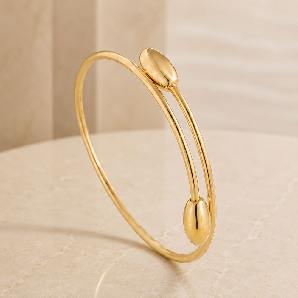Bracciale Oro Estremi Gocce Oro