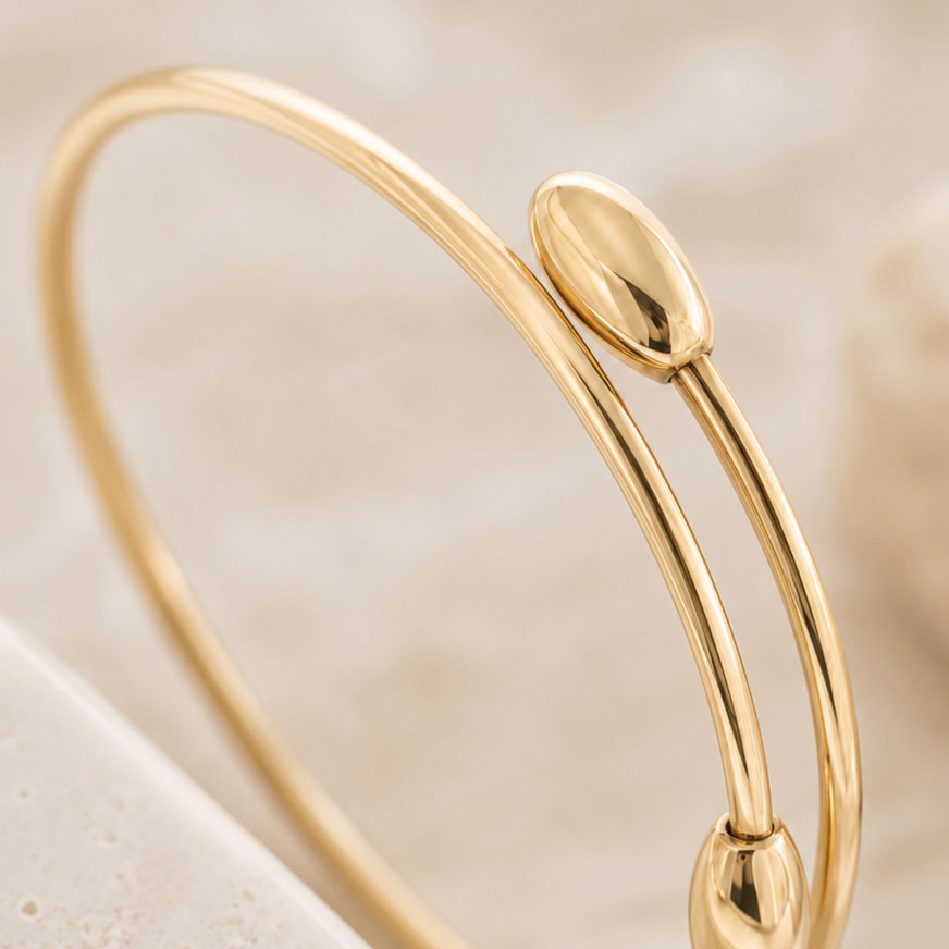Bracciale Oro Estremi Gocce Oro