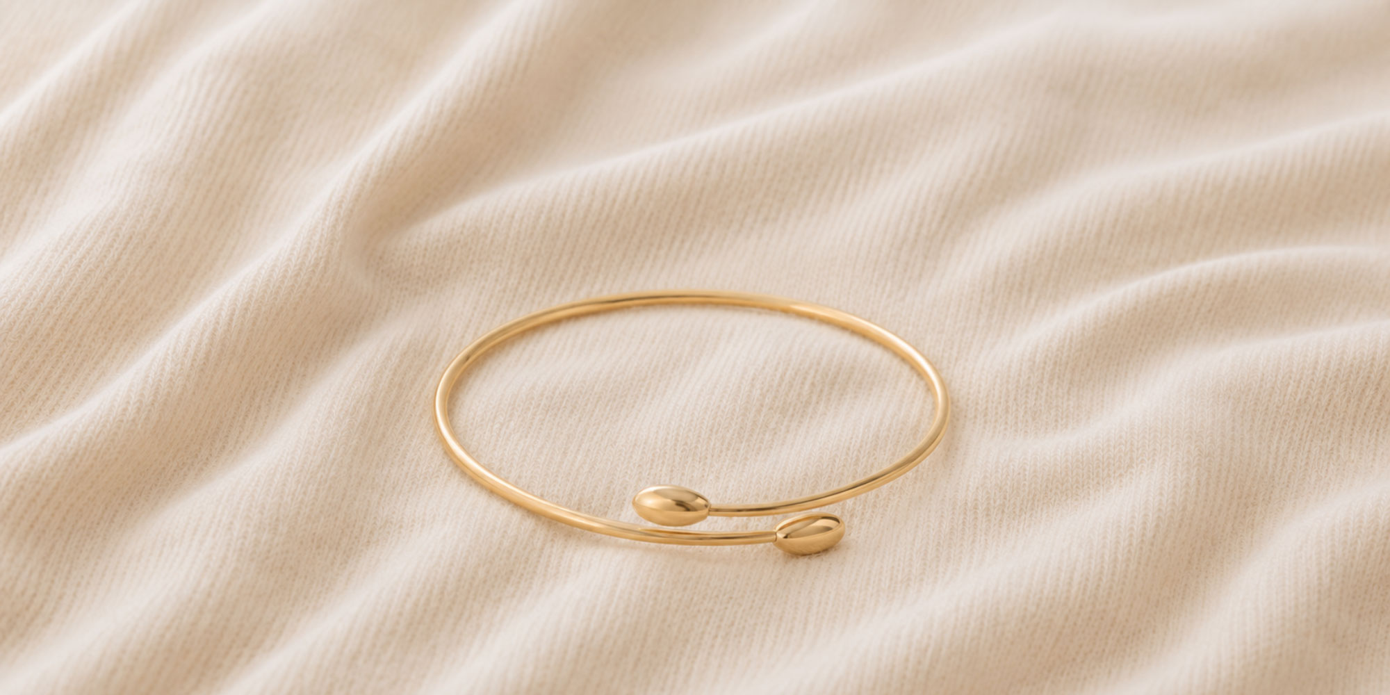 Bracciale Oro Estremi Gocce Oro