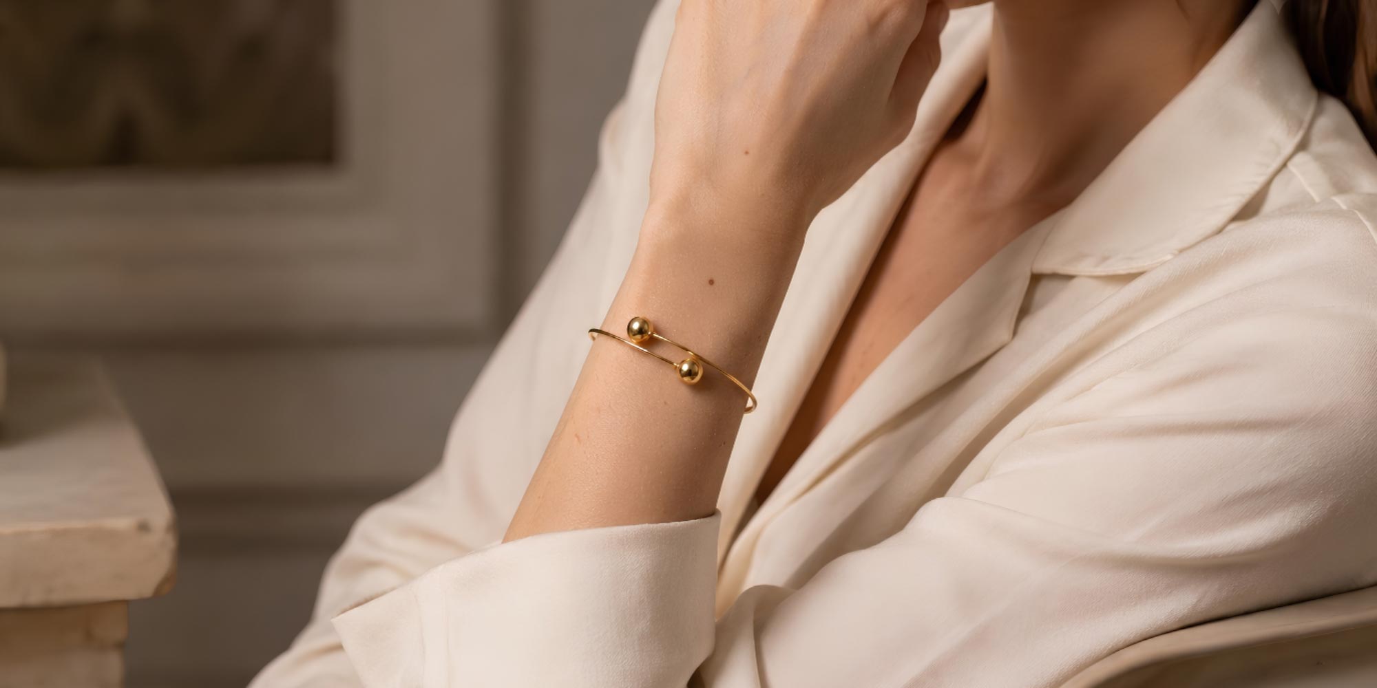 Bracciale Oro Estremi Palle Oro